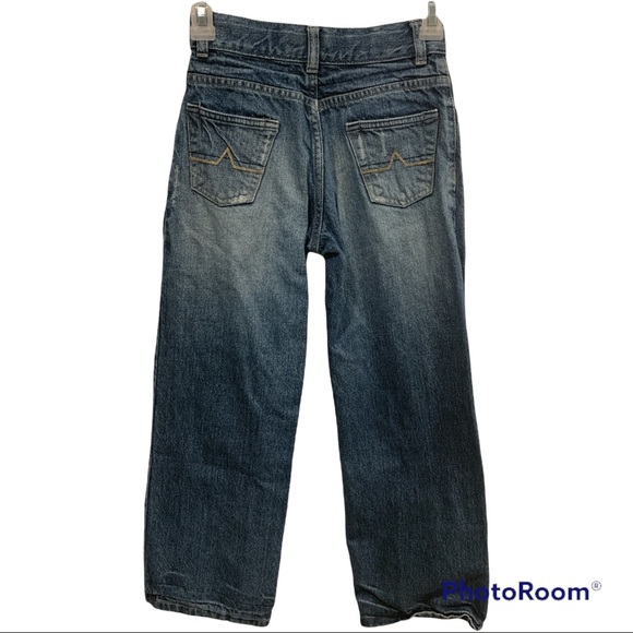 Cool distressed loose / baggy jeans boys’ 10S adjustable waist tabs - Picture 2 of 3